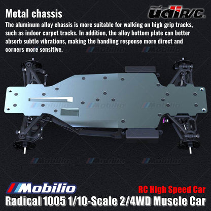 UDIR/C UD-1005 Radical 1005 1/10-Scale 2/4WD Muscle Car RC High Speed RTR