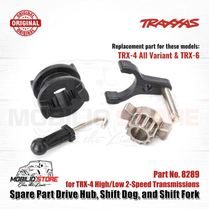 Traxxas Part #8289 Spare Part Drive Hub Shift Dog and Shift Fork for 2-Speed TRX4
