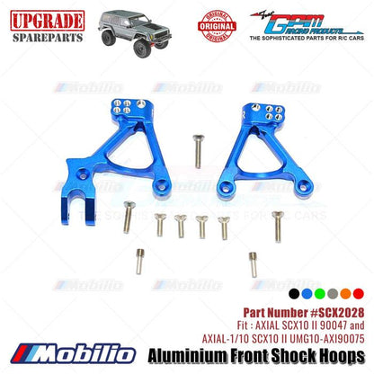 GPM Part #SCX2028 Aluminium Front Shock Hoops AX31380