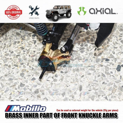 GPM Part #SCX3021BX Brass Inner Part Of Front Knuckle Arms for Axial Racing Capra 1.9 Unlimited