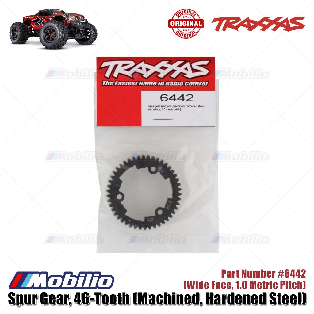 Traxxas Part #6442 Hardened Steel Spur Gear 46-tooth Machined Wide Face 1.0 Metric Pitch RC XRT X-Maxx