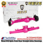 MEUS Racing Metal H10 Optic Front Rear Straight Axles Housings dengan Brass Steering Knuckles & Servo Mount MEUS-H10-25 untuk 1/10 Vanquish H10 Optic