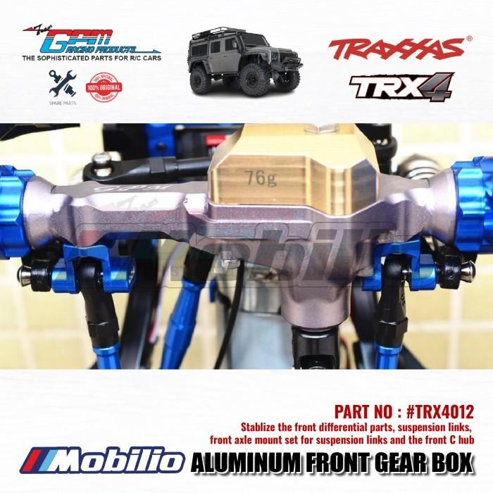 GPM Part #TRX4013 Aluminum Rear Gear Box Axle Upgrade Gardan Traxxas TRX-4 RC Crawler