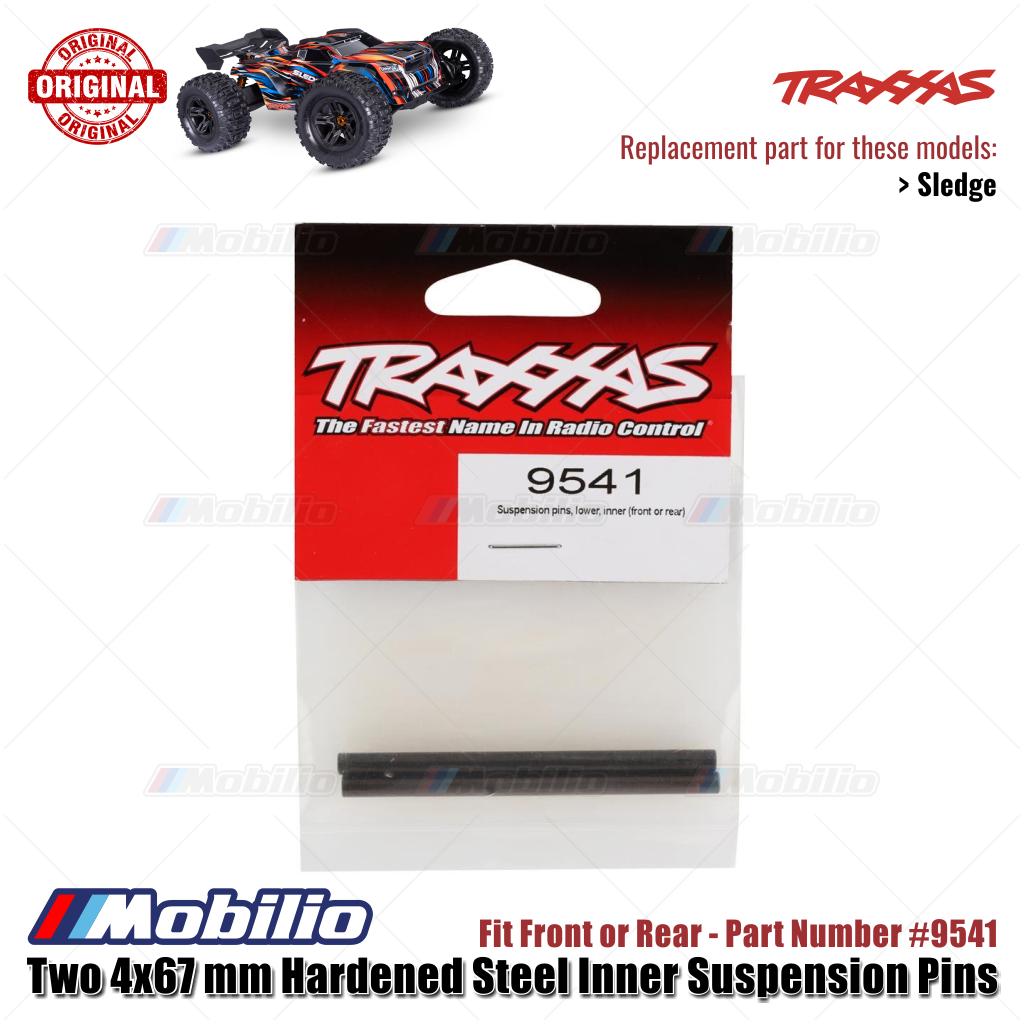 Traxxas Part #9541 Two 4x67 mm Hardened Steel Inner Suspension Pins RC Sledge 1/8 Scale Off-Road