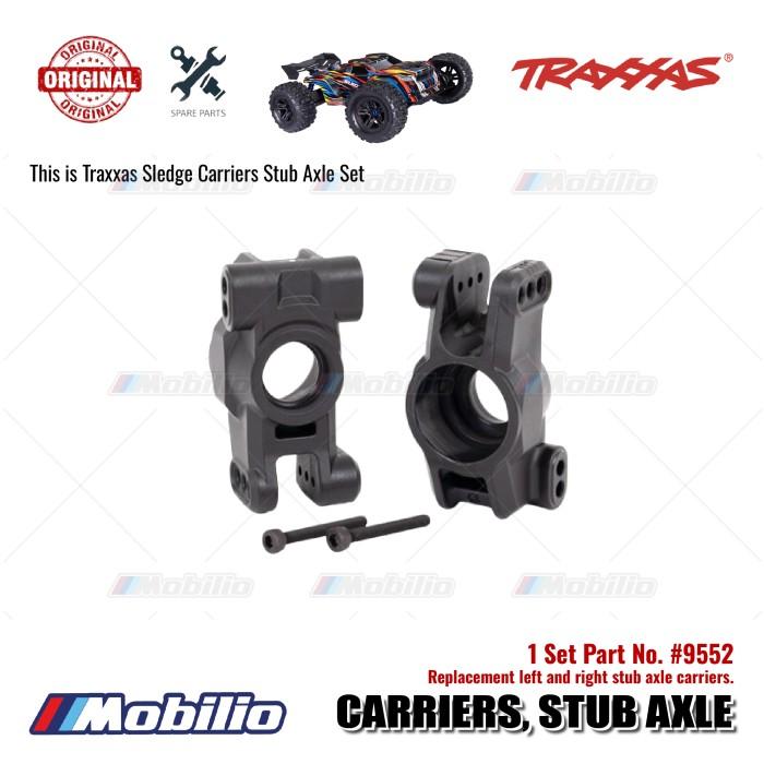 Traxxas Part #9552 Left and Right Stub Axle Carriers for RC Sledge