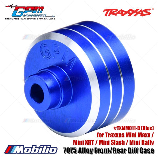 GPM Part #TXMM011-B 7075 Alloy Front/Rear Diff Case for Traxxas Mini Maxx / Mini XRT / Mini Slash / Mini Rally Upgrade