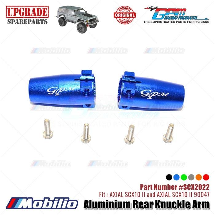 GPM Part #SCX2022 Aluminium Rear Knuckle Arm AX31383 RC Upgrade Axial SCX10 II Crawler Adventure  Remote Control Toy