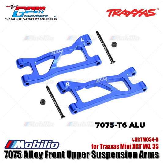GPM Part #XRTM054-B 7075 Alloy Front Upper Suspension Arms for Traxxas Mini XRT VXL 3S Upgrade