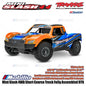 Traxxas 108164-1 Mini Slash 4WD Short Course Truck Rakitan Lengkap RTR Body Tanpa Klip Sistem Tenaga Brushless TQ 2.4GHz BL-2S