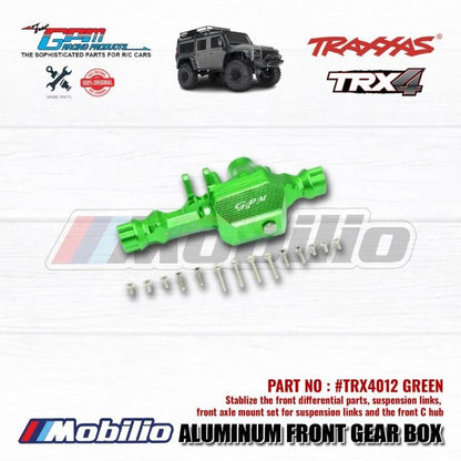 GPM Part #TRX4013 Aluminum Rear Gear Box Axle Upgrade Gardan Traxxas TRX-4 RC Crawler
