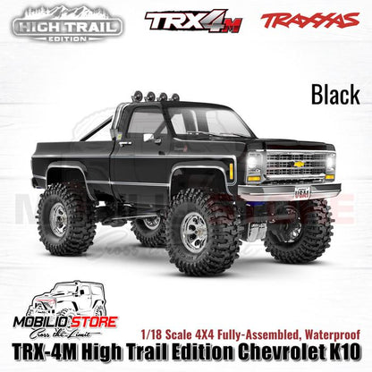 Traxxas 97064-1 TRX-4M High Trail Edition Chevrolet K10 Skala 1/18 4X4 RTR Tanpa Klip