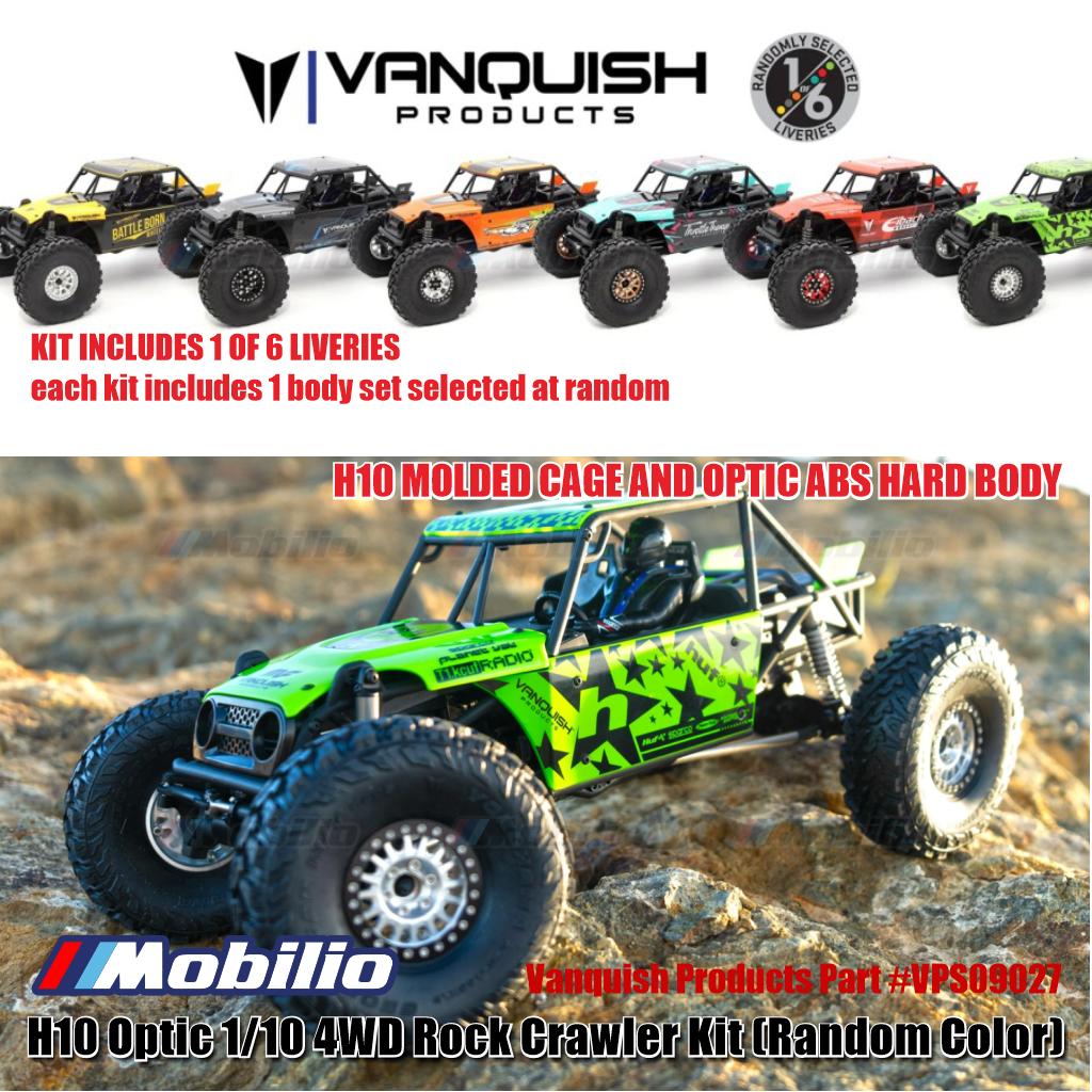 Kit Rock Crawler Vanquish Products H10 Optic 1/10 4WD (Warna Acak) #VPS09027