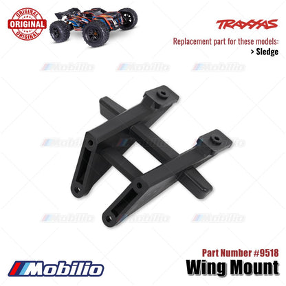 Traxxas Part #9518 Wing Mount Replacement RC Sledge 1/8 Scale Off-Road