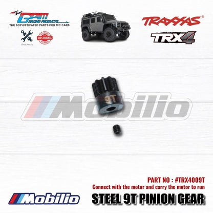 GPM Part Steel Pinion Gear 32P 9/10/11/12/14T Stronger and Durable for Traxxas TRX-4 TRX-6 1/10 Scale
