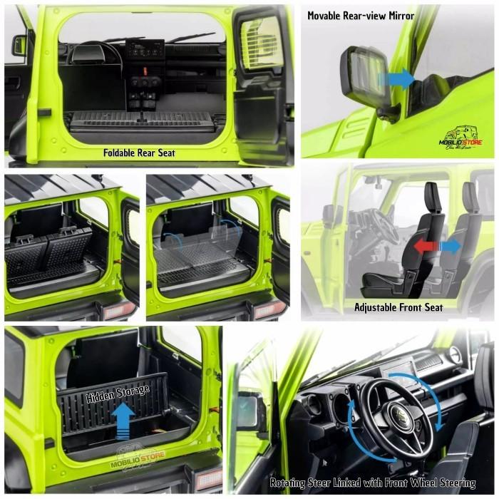 Model Super Realistis FMS RC 1/12 Jimny Sierra Berlisensi Suzuki