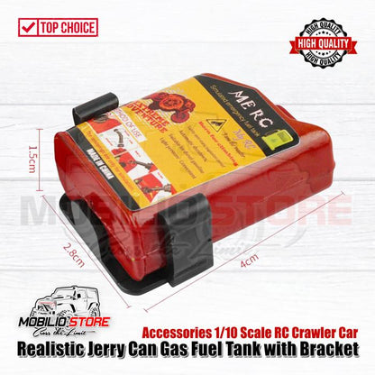 Accessories Realistic Jerry Can Fuel Tank 1/10 Scale RC Crawler Car