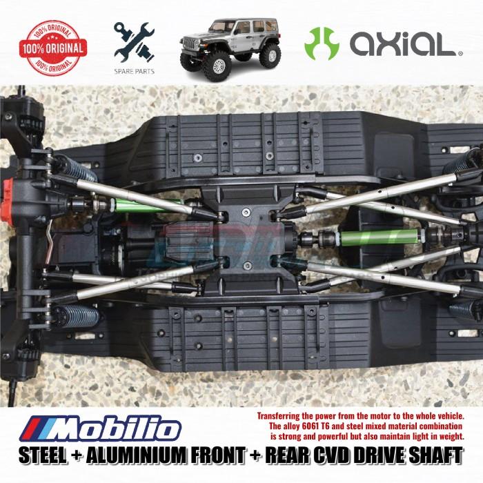 GPM Part #SCX3037SA Steel Metal Front Rear CVD Drive Shaft Kopel Axial SCX10 III Wrangler