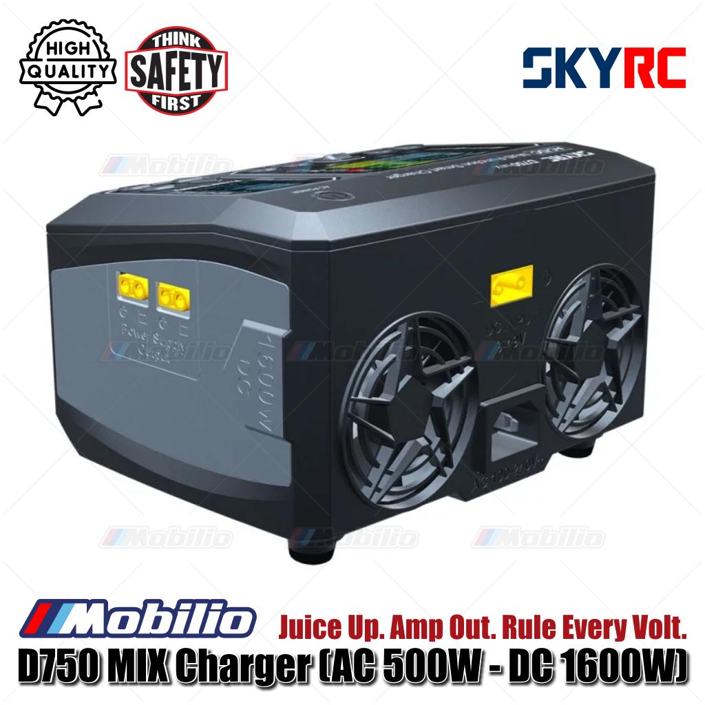 SKYRC #SK-100201 D750 MIX Charger (AC 500W - DC 1600W) Juice Up Amp Out Rule Every Volt MIX to the Max