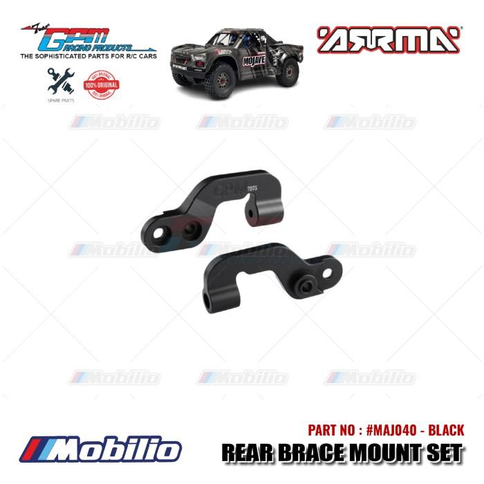 GPM Part #MAJ040 Aluminum Rear Brace Mount Set Arrma Mojave Big Rock 6S BLX Desert Monster Truck  Remote Control