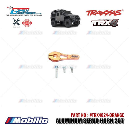 GPM Part #TRX4025TL Aluminum Servo Horn 25T 4 Positioning Holes Traxxas TRX-4 Trail Crawler