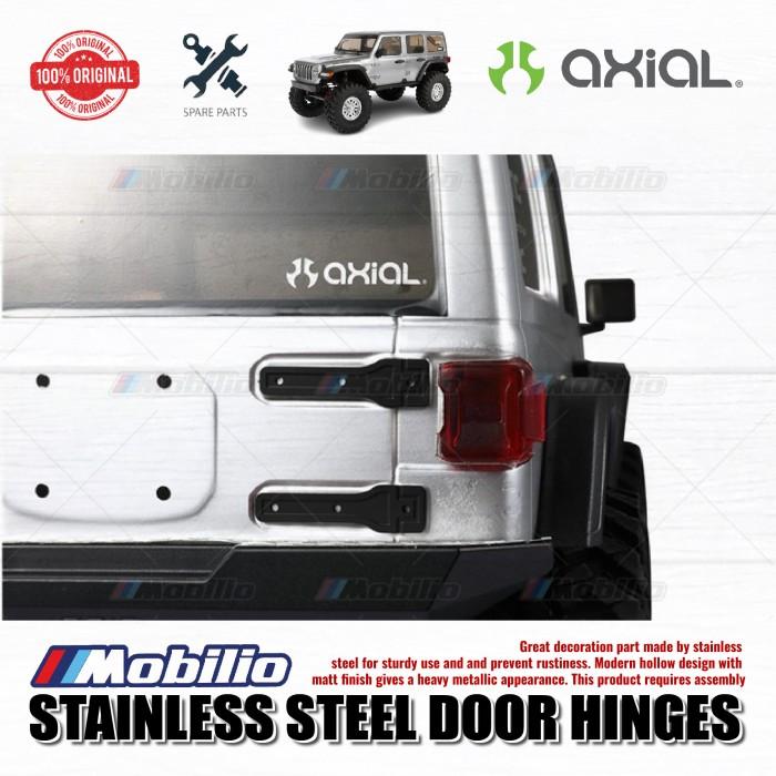 GPM Part #SCX3ZSP3 Stainless Steel Door Hinges for Axial SCX10 III Wrangler