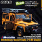 D1RC DS275 D90 Defender Camel Trophy 1/10 Scale 275mm Wheelbase RC Crawler Car Adventure