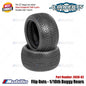 JConcepts #3038-02 Flip Outs - 1/10th Buggy Rears Tire Green Compound Fits 2.2" Buggy Rear Wheel
