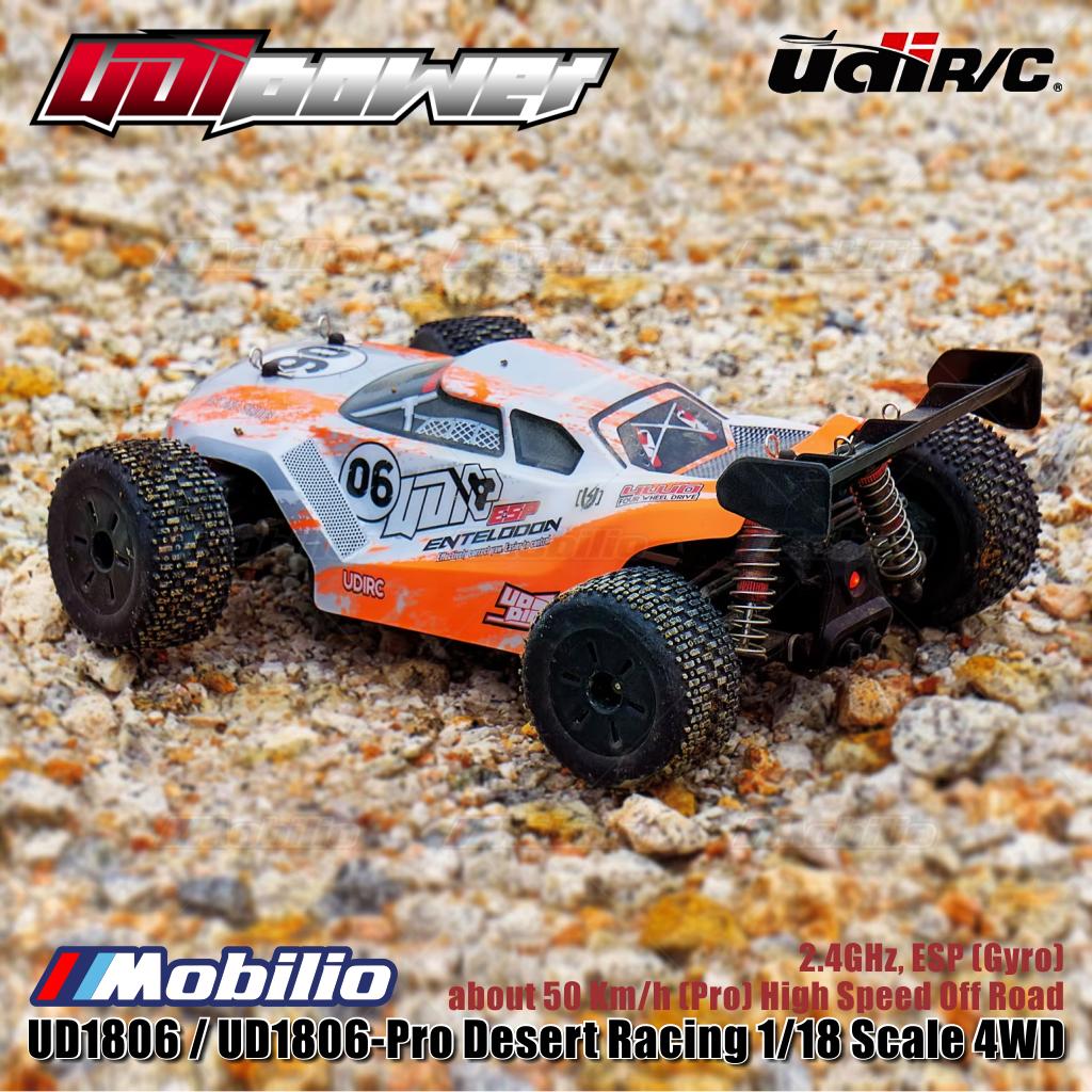UDIR/C UD1806 / UD1806-Pro Desert Racing 1/18 Scale 4WD 2.4GHz ESP Gyro RC Car RTR