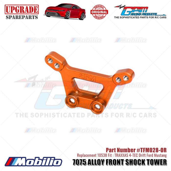GPM Part #TFM028 7075 Alloy Front Shock Tower #10538 Traxxas 4-TEC Drift Ford Mustang