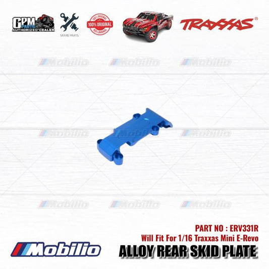 GPM Part #ERV331R Alloy Rear Skip Plate Traxxas 1:16 Mini E-Revo / Slash - 1 Pc