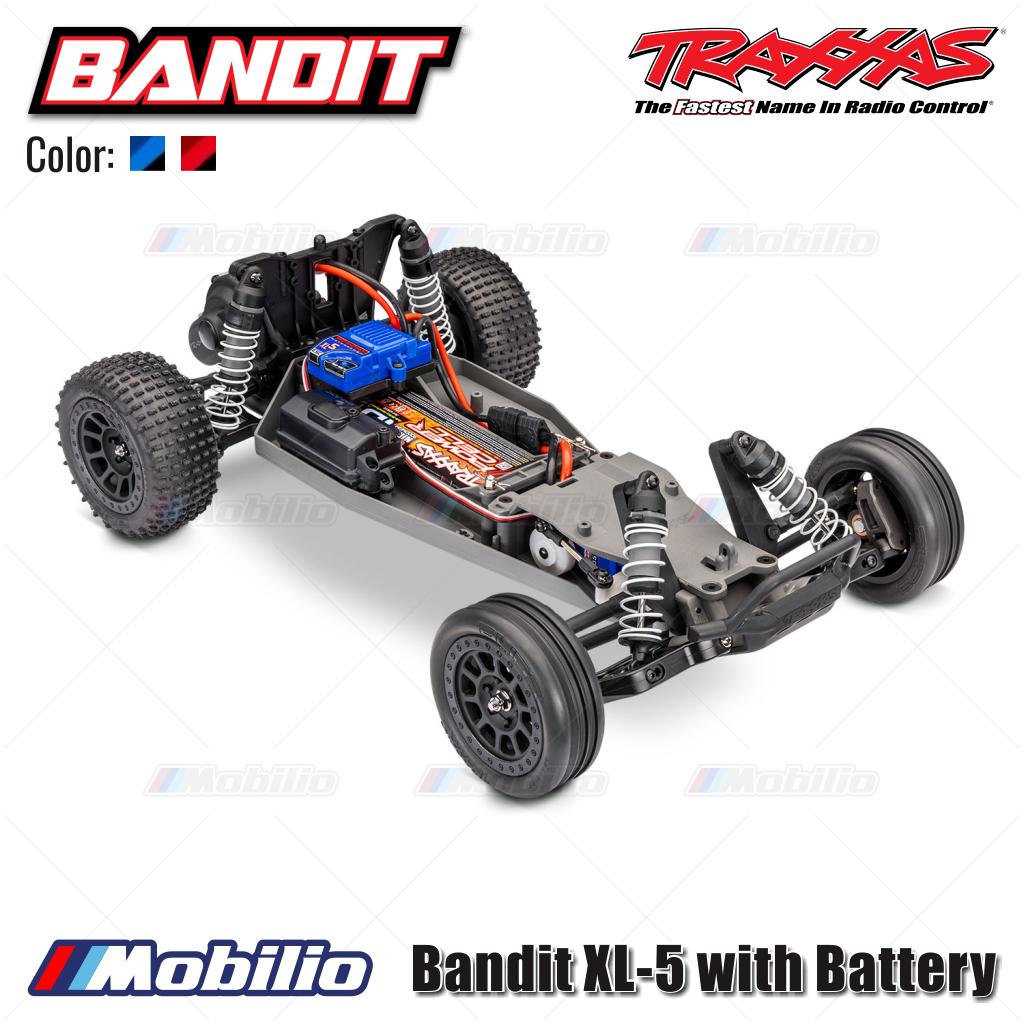 Traxxas 24254-8 Bandit XL-5 with Battery RC 2WD RC Race Buggy Fully Assembled Waterproof  Ready-To-Race RTR 2.4 GHz