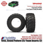 Traxxas Part #7471 Tires Gravel Pattern with Foam Inserts Ford Fiesta ST Rally