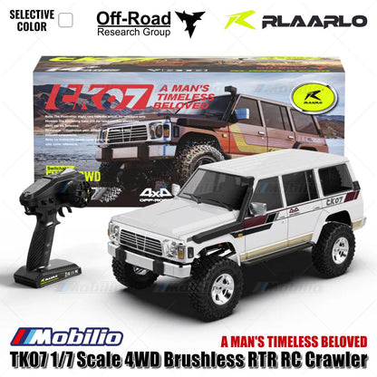 Rlaarlo TK07 Skala 1/7 4WD Brushless RTR 2.4GHz RC Crawler Adventure Off-Road Remote Control