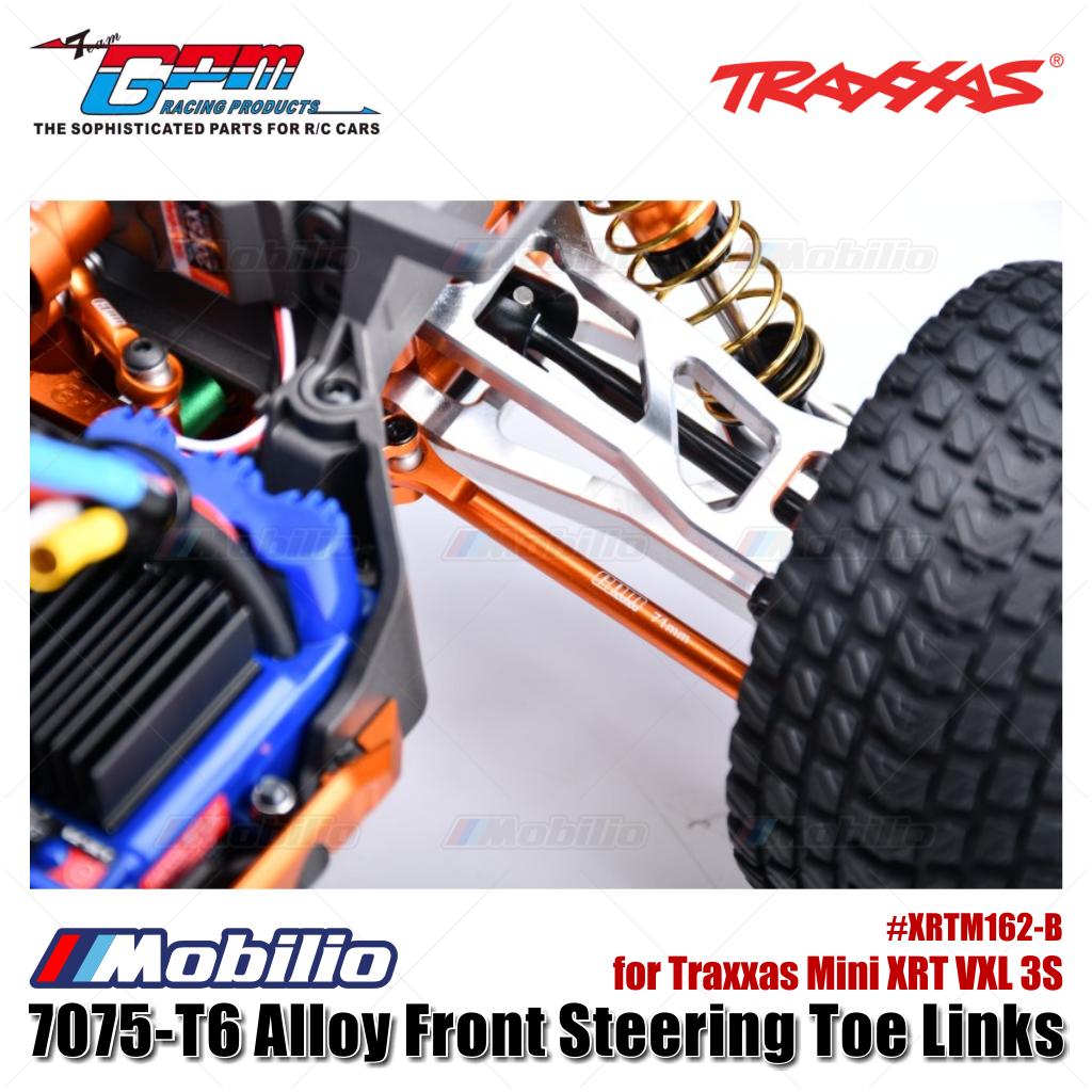 GPM Part #XRTM162-B 7075-T6 Alloy Front Steering Toe Links for Traxxas Mini XRT VXL 3S Upgrade
