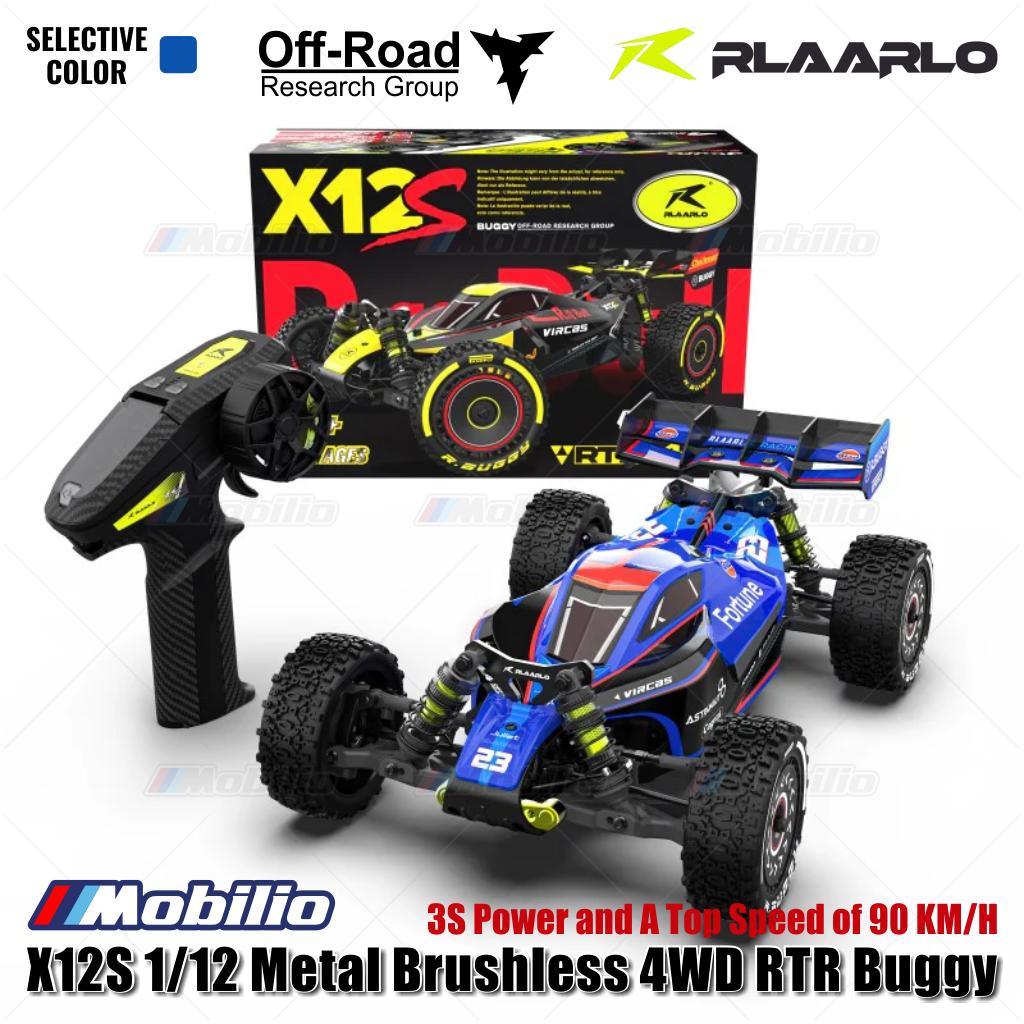 Rlaarlo X12S Buggy 1/12 Metal Brushless 4WD RTR 2.4GHz Mini High Speed ​​Remote Control