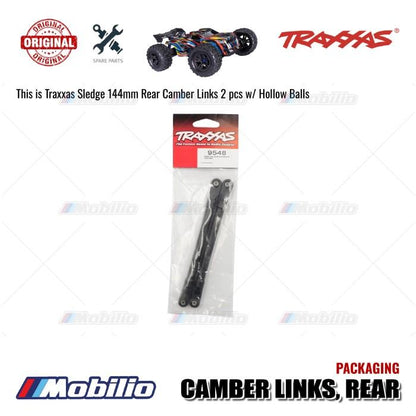 Traxxas Part #9548 Pair of 144 mm Fixed-Length Rear Camber Links Come Assembled With Hollow Balls for RC Sledge
