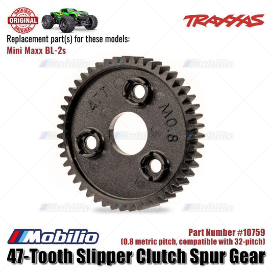 Traxxas Part #10759 47-Tooth Slipper Clutch Spur Gear 32-Pitch RC Mini Maxx BL-2S