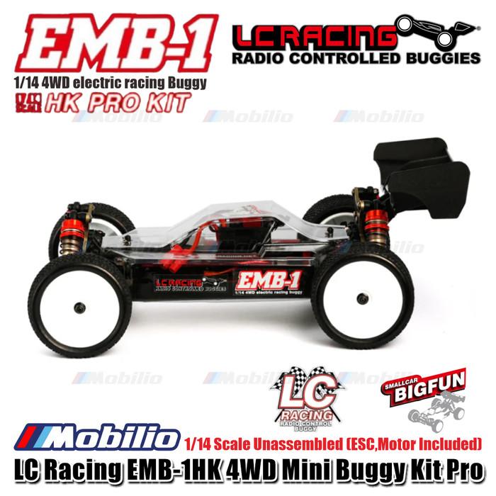 LC Racing EMB-1HK 4WD Mini Buggy Kit Pro 1/14 Scale Unassembled (ESC,Motor Included)