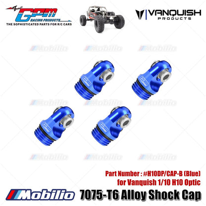 GPM Part #H10DP/CAP 7075-T6 Alloy Shock Cap for Vanquish 1/10 H10 Optic