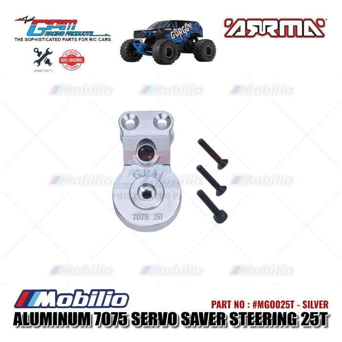GPM Part #MGO025T Aluminum 7075 Servo Saver Steering 25T with Built-in Spring Arrma Gorgon Mega Monster Truck  Remote Control