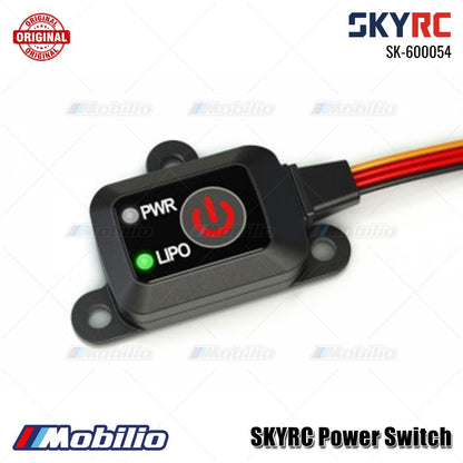 SKYRC #SK-600054 Sakelar Daya On/Off Asli Terkendali MCU Baterai LIPO NIMH 4-12V untuk RC 1/10 1/8