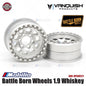 Vanquish Products 1.9 Aluminum Battle Born Wheels Whiskey Beadlock Wheels #VPS08221 #VPS08222