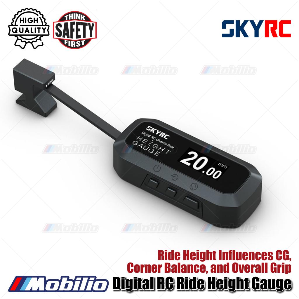 SKYRC #SK-500049 Digital RC Ride Height Gauge Ride Height Influences CG Corner Balance and Overall Grip