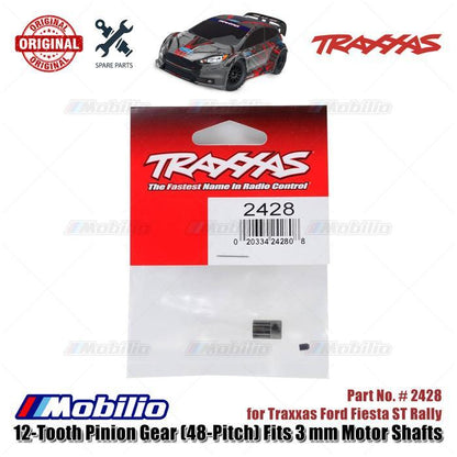 Traxxas Part #2428 12T Pinion Gear 48Pitch for RC Ford Fiesta ST Rally