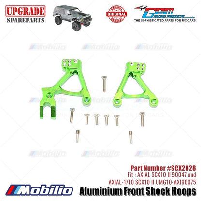 GPM Part #SCX2028 Aluminium Front Shock Hoops AX31380