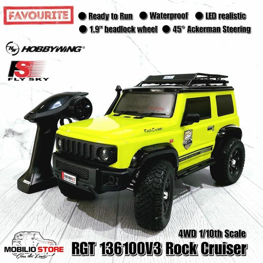 RC RGT 136100 V3 1/10 Skala 4WD Rock Crawler Cruiser RTR Suzuki Jimmy