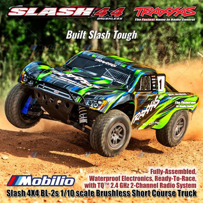 Traxxas 68154-4 Slash 4X4 BL-2s 1/10 scale Brushless Short Course Truck Waterproof RTR Clipless