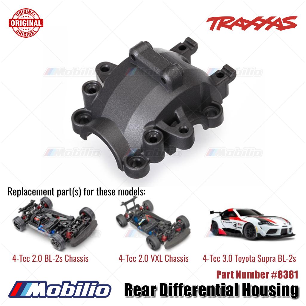 Traxxas Part #8381 Rear Differential Housing for RC 4-Tec 2.0 Chassis