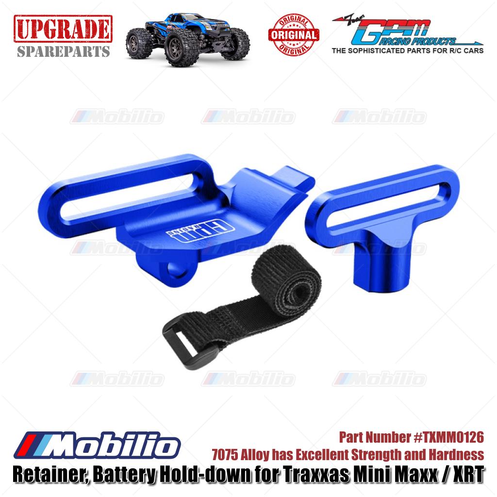 GPM Part #TXMM0126 7075 Alloy Retainer Battery Hold-down for RC Traxxas Mini Maxx / Mini XRT