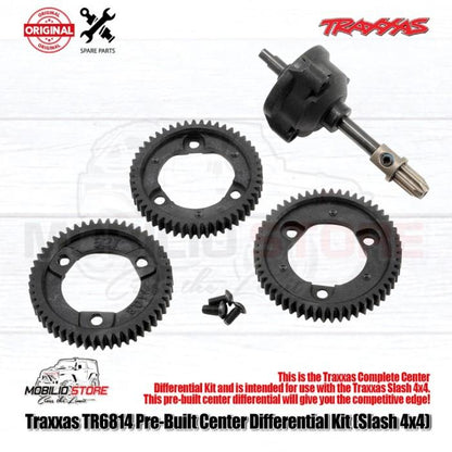 Traxxas Part #6814 Pre-Built Center Diffrential Kit for Slash Rustler